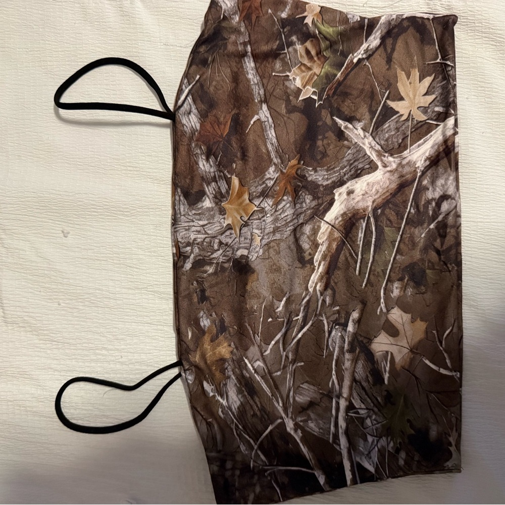 Camouflage tank with Black Straps